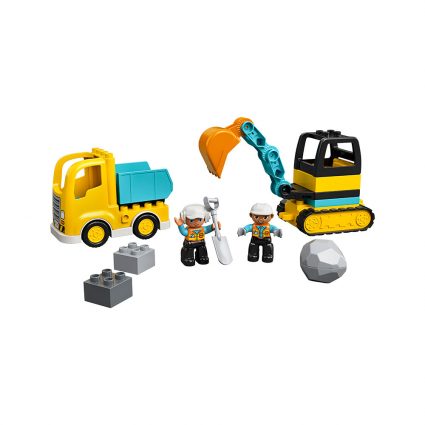 LEGO 10931 LASTEBIL OG BELTEGRAVEMASKIN