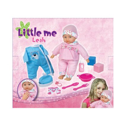 BABYDUKKE LEAH 28 CM. MED LYD,