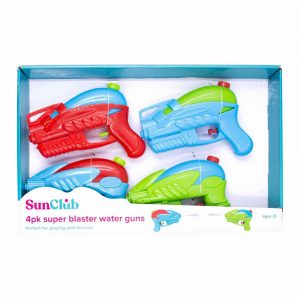 VANNPISTOLER, SETT M/4STK., 17 CM