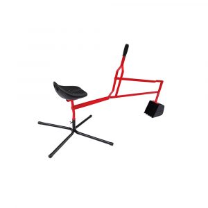 GRAVEMASKIN RØD/SORT