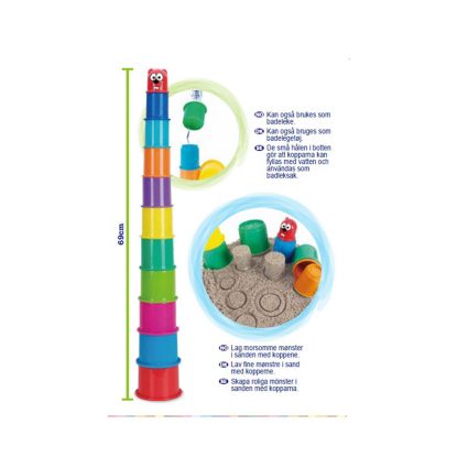 STABLETÅRN MED 9 DELER, W2P