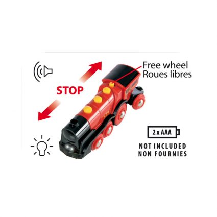 BRIO STORT RØDT LOK B/O
