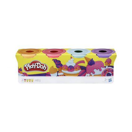 PLAY-DOH 4-PACK CLASSIC/WILD/SWEET, ASST