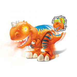 DINOSAUR, T-REX, MED LYD, LYS OG RØYK, W