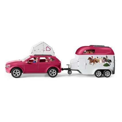 SCHLEICH HORSE ADVENTURES WITH CAR AND T