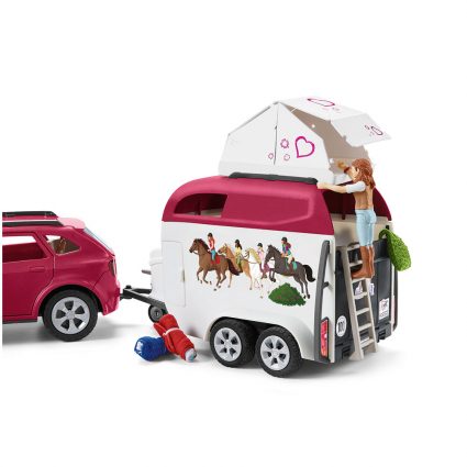 SCHLEICH HORSE ADVENTURES WITH CAR AND T