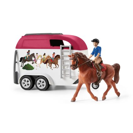 SCHLEICH HORSE ADVENTURES WITH CAR AND T