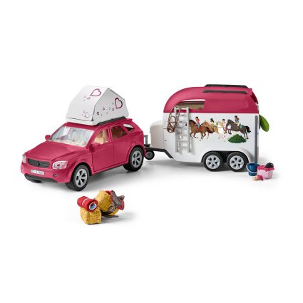 SCHLEICH HORSE ADVENTURES WITH CAR AND T
