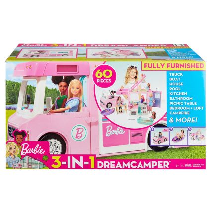 BARBIE 3-IN-1 DREAMCAMPER VEHICLE AND AC