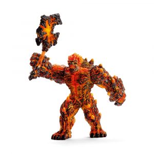 SCHLEICH LAVA GOLEM WITH WEAPON