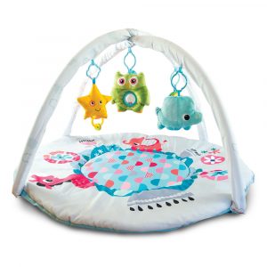BABYGYM M/RUND LEKEMATTE & 5