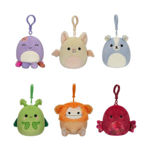 SQUISHMALLOWS 9 CM P18 CLIP ON ASST CDU