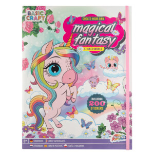 MAGICAL FANTASY STICKER BOOK - GLITTER