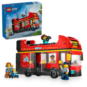 LEGO 60407 RØD DOBBELTDEKKER-TURISTBUSS