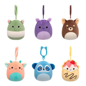 SQUISHMALLOWS 9 CM P20 CLIP ON ASST CDU