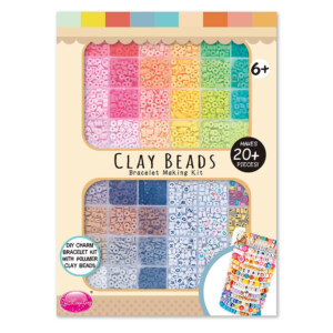 PERLSESETT ARMBÅD CLAY BEADS