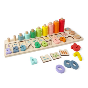 LÆR- Å TELLE/REGNE SPILL I TRE