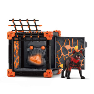 SCHLEICH BATTLECAVE LAVA HYENA