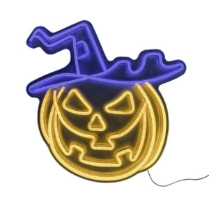 LED NEON SIGN PUMPKIN HEAD
