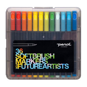 36 SOFTBRUSH MARKERS