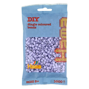 HAMA MIDI BEADS 1000 PCS LIGHT LAVENDER
