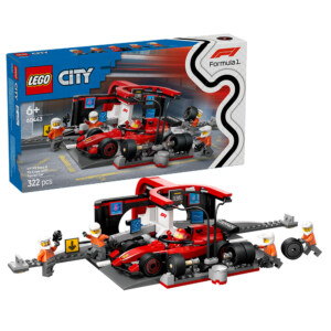 LEGO 60443 F1-DEPOTSTOPP OG -TEAM MED FE