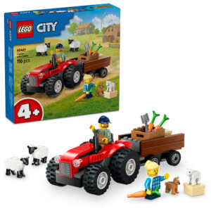 LEGO 60461 SETT MED RØD TRAKTOR, HENGER