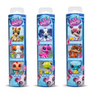 LITTLEST PET SHOP PET TRIO IN TUBE
